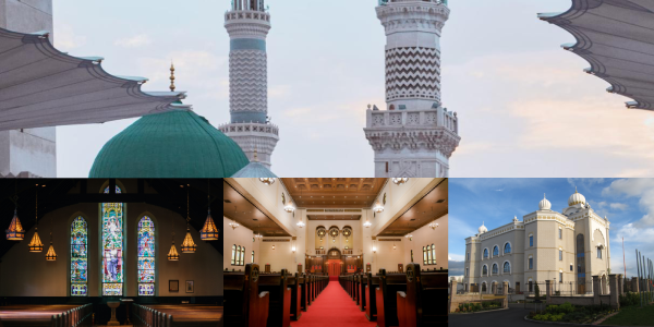 Religious establishment interior showing peaceful worship space